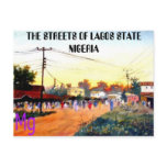 PAINTING 10 copy, THE STREETS OF LAGOS STATE NI... postcards