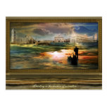 Painting in the museum of surrealism postcard