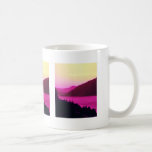 Painting, red and orange river mugs