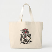 Painting the Roses Canvas Bags