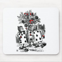 Painting the Roses Mousepad