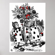 Painting the Roses Print