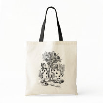 Painting The Roses Red Tote Bag