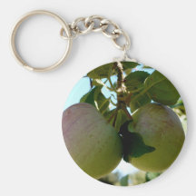 Pair of apples key chain