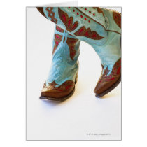 Pair of cowboy shoes 3 cards
