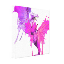 Pair of Dragons Canvas Print