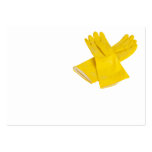Pair of latex gloves business cards