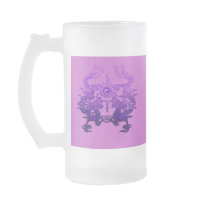 Pair of Purple Dragons on Gifts and Apparel Coffee Mugs