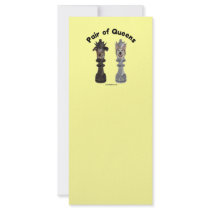 Pair of Queens Chess Dogs