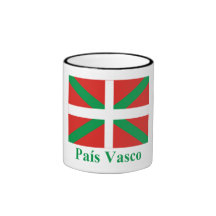 País Vasco (Euskadi) flag with name Coffee Mugs
