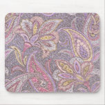 Paisley and flower pattern mousepads