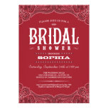 Paisley Cowgirl Bridal Shower Invitations