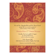 Paisley Dreams Wedding Invitation