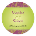 Paisley Dreams Wedding Sticker