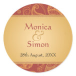 Paisley Dreams Wedding Sticker
