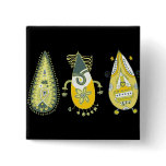 Paisley Drops (Yellow)
