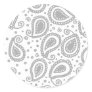 Paisley on White