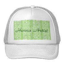 Paisley Passion - Green (Henna) Mesh Hats