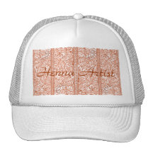 Paisley Passion - Orange (Henna) Hat