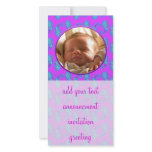 Paisley Customized Photo Card