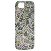 Paisley Pink Sage Case-Mate iPhone 5 iPhone 5 Cases
