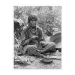 Paiute Basket Maker, 1902 Postcards