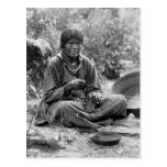 Paiute Basket Maker, 1902 Postcards
