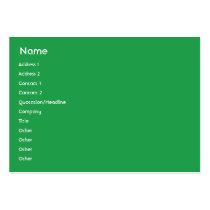Pakistan - Chubby business cards