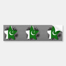 Pakistan Star Bumper Sticker