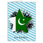 Pakistan Star Greeting Cards