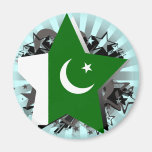 Pakistan Star Refrigerator Magnet