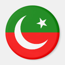 Pakistan Tehreek E Insaf, Colombia flag Magnet