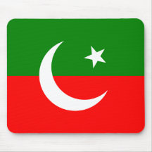 Pakistan Tehreek E Insaf, Colombia flag Mousepads