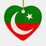 Pakistan Tehreek E Insaf, Colombia flag Christmas Tree Ornaments
