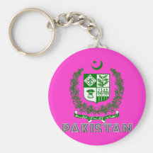 Pakistani Emblem Key Chains