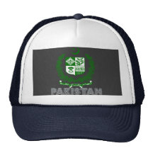 Pakistani Emblem Mesh Hats