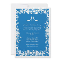 Palace Blue Heels Bridal Shower Invitation