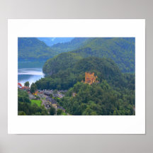 Palace in Schwangau Germany in Bavaria Germany Print