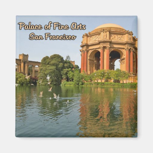 Palace of Fine Arts San Francisco California Fridge Magnets