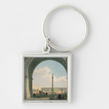 Palace Square, View from the Arch of the Army Key Chain