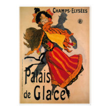 Palais De Glace, 1896 Art Nouveau Advertisement Invitation