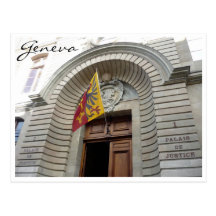 palais justice geneva postcard