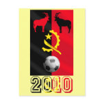 Palancas Negras Angola 2010 soccer football gifts postcards