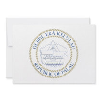 Palau Coat of Arms Invite
