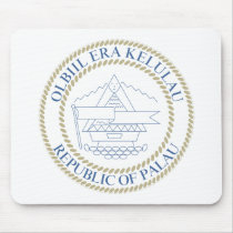 Palau Coat of Arms Mouse Pad