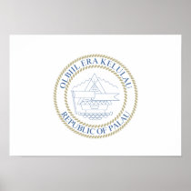 Palau Coat of Arms Poster