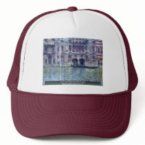 Palazzo Da Mula Venice By Claude Monet Trucker Hat