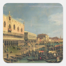 Palazzo Ducale and the Riva degli Schiavoni, Venic Stickers