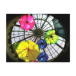 Palazzo Umbrellas Ceiling- Las Vegas postcards