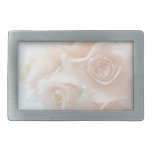 pale coral roses belt buckle